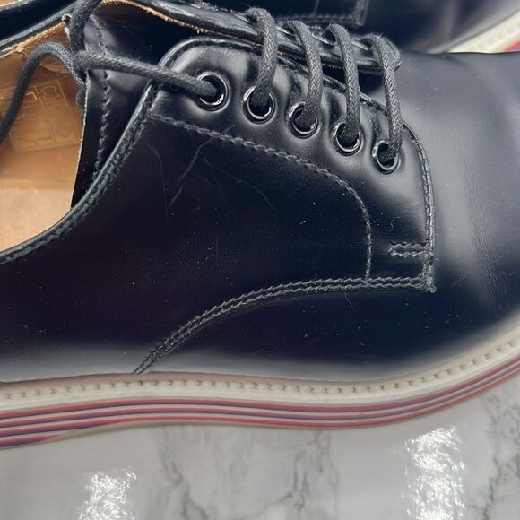 CHURCH’S ENGLISH SHOES Black Impreza Lace Up Platform Derby-38/7.5 - Picture 7 of 10